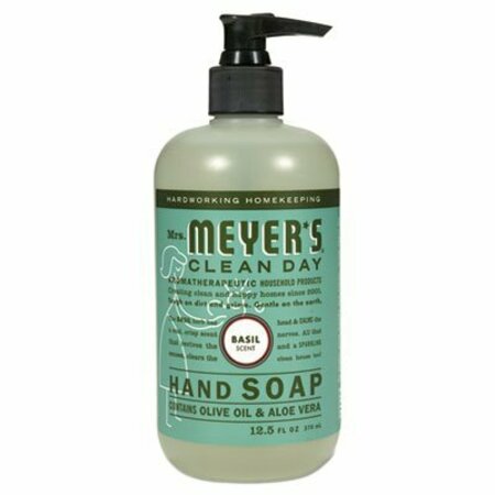 SC JOHNSON Mrs.Meyers, Clean Day Liquid Hand Soap, Basil, 12.5 Oz, 6PK 651344